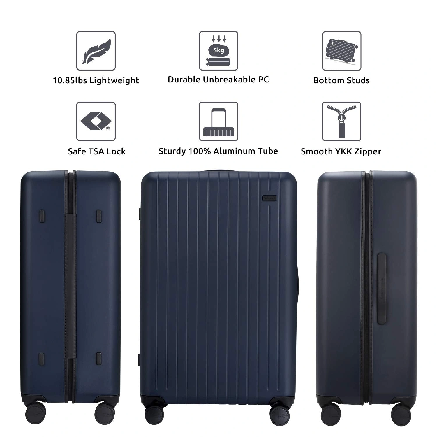Blue Sky Escape 24 26 Inch Spinner Suitcase Travel Ready