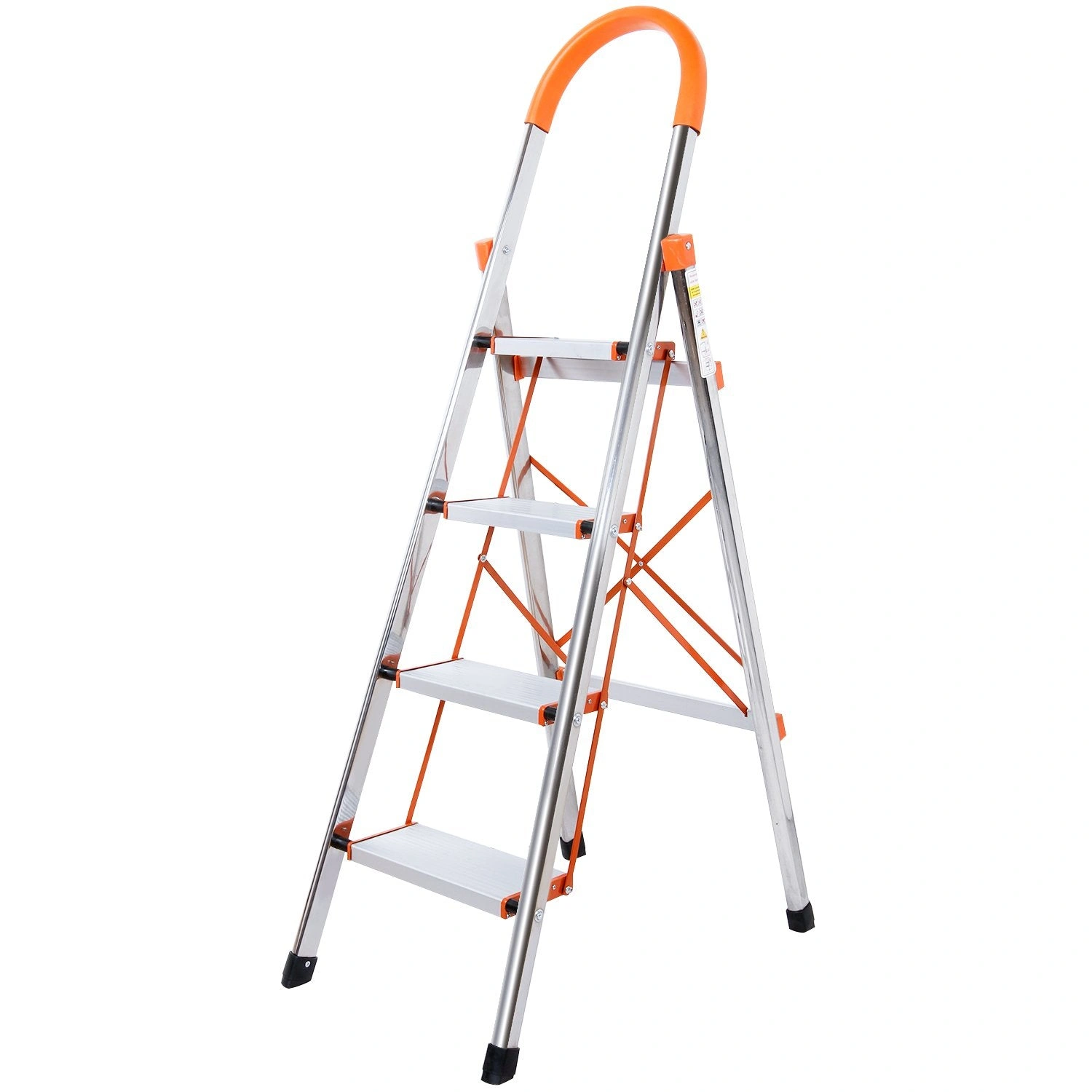 Reach New Heights Portable Folding Step Stool Ladder with Grip