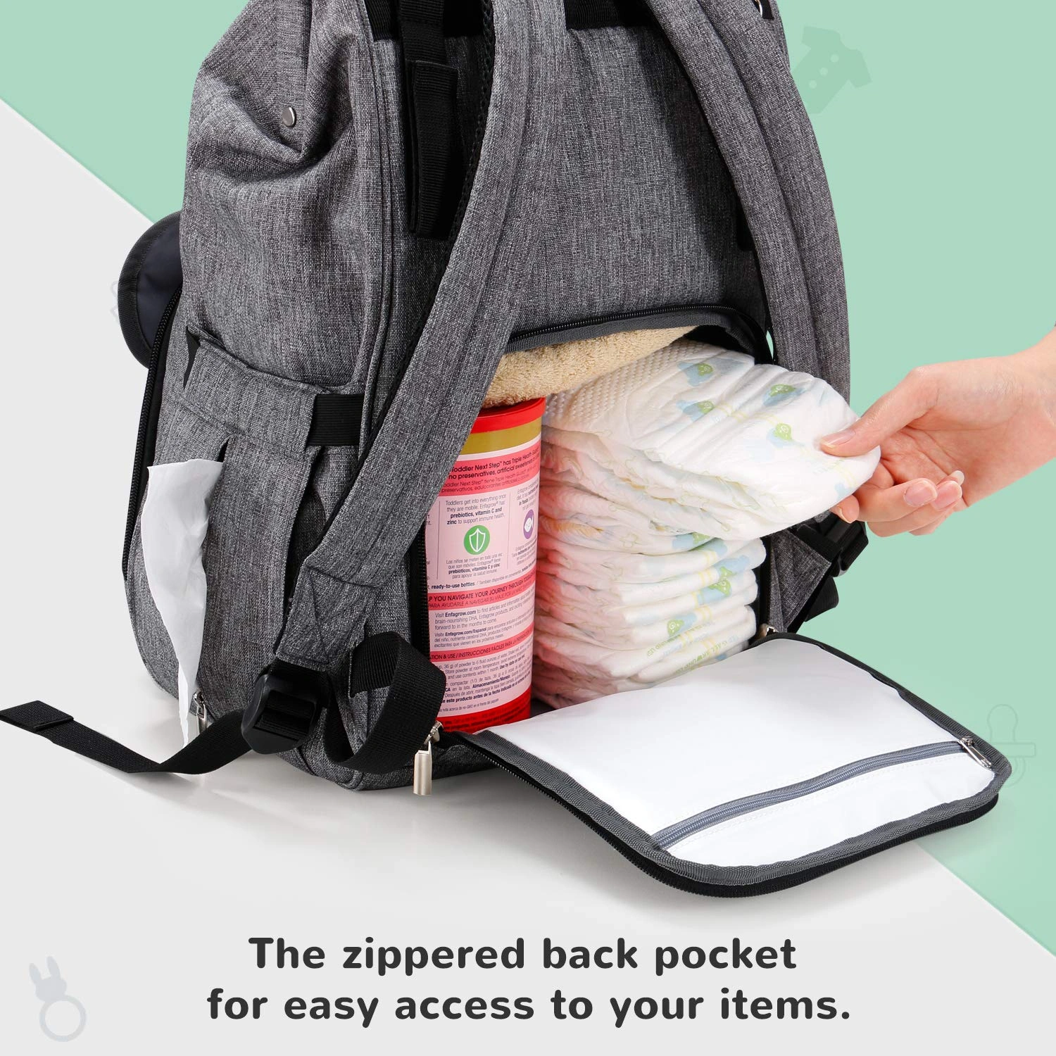 Lifewit Unisex Diaper Backpack: Effortless Mom & Dad Travel Essentials!
